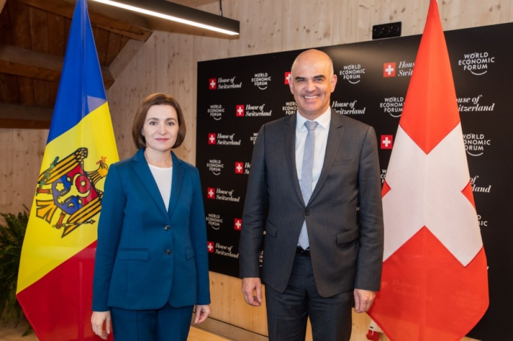 Maia Sandu l-a invitat pe noul Președinte al Elveției să viziteze Moldova